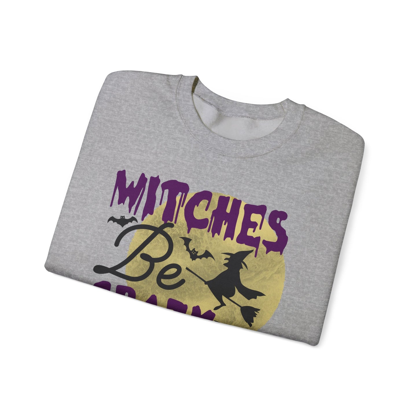 Witches be Crazy Sweatshirt, Funny Halloween sweatshirt, Halloween gift, Trick or Treat Pullover, Cute Fall sweatshirt