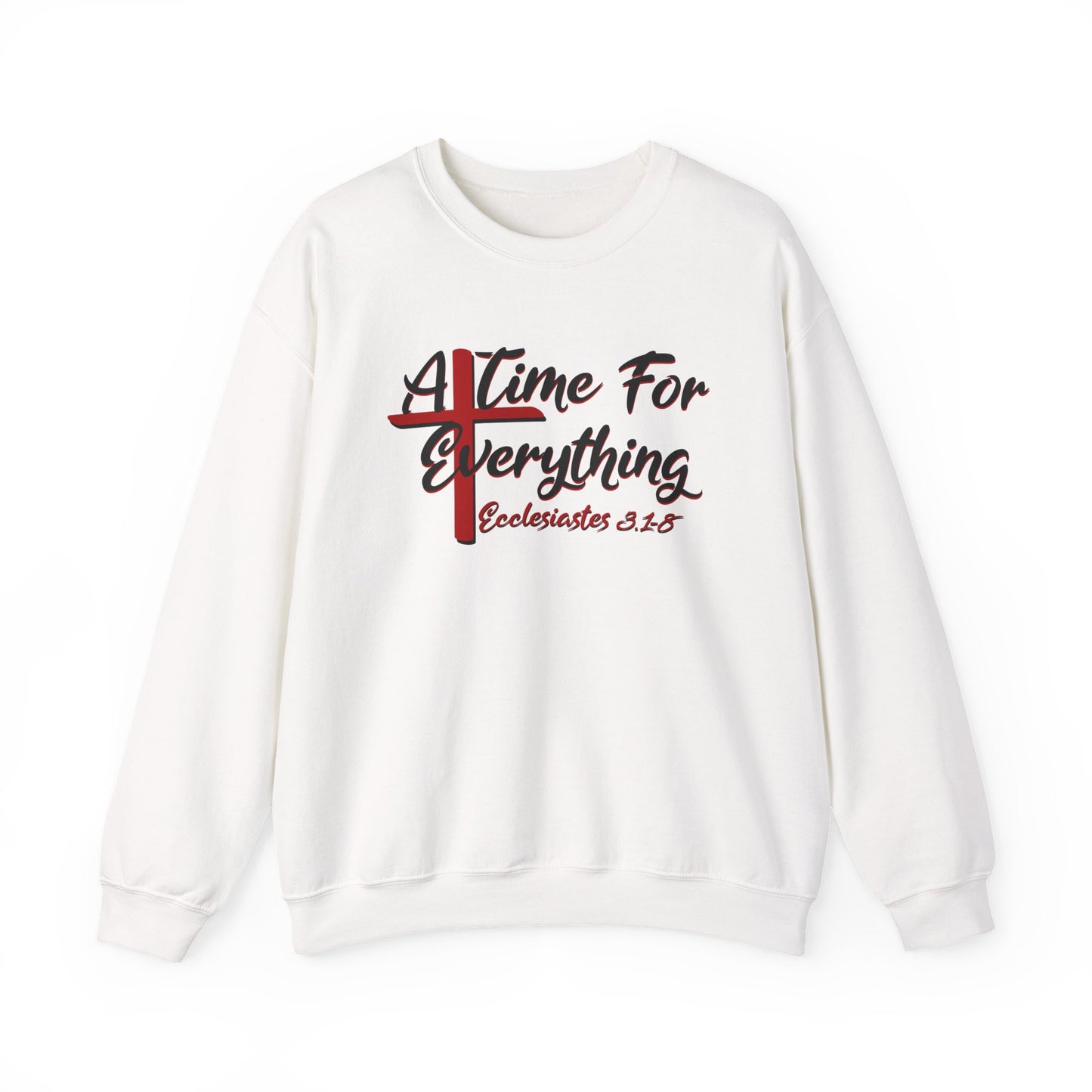 A Time for Everything Pullover, Women’s sweatshirt with Ecclesiastes Bible verse, Sweatshirt for Christians, Inspirational sweatshirt gift
