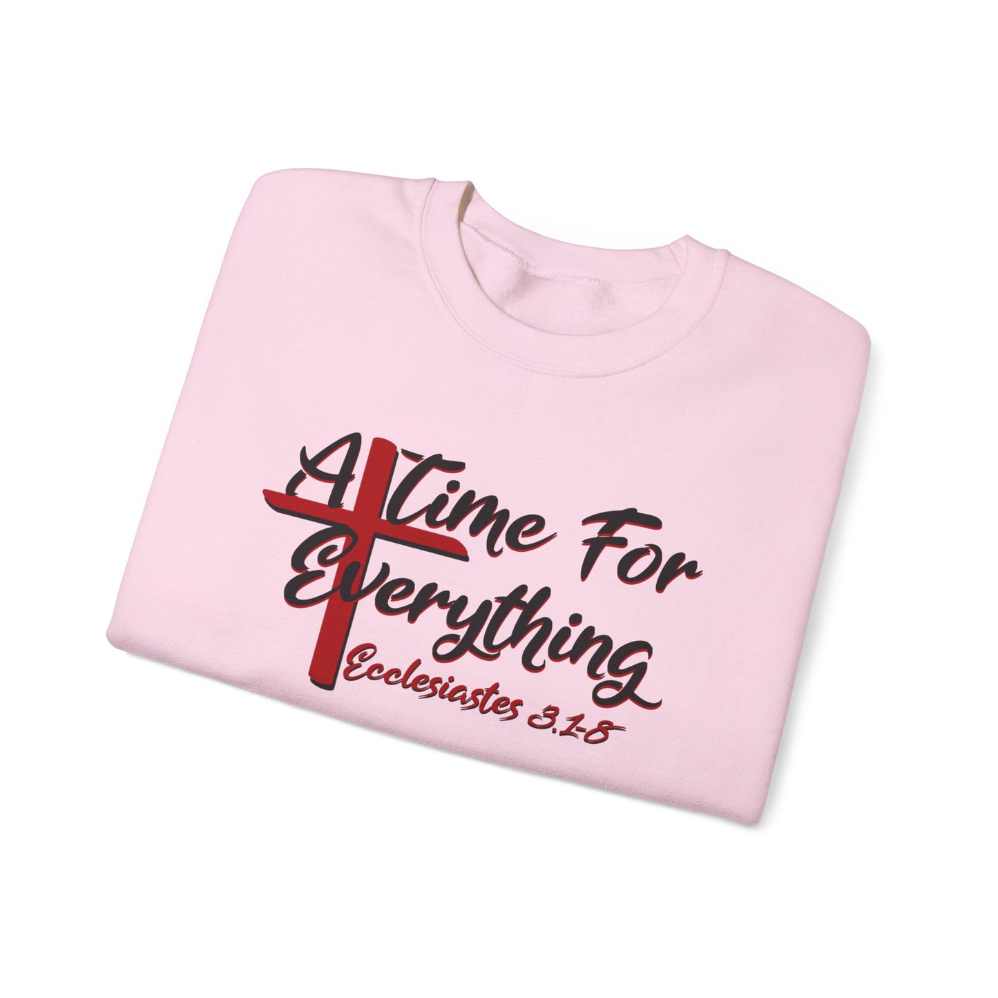 A Time for Everything Pullover, Women’s sweatshirt with Ecclesiastes Bible verse, Sweatshirt for Christians, Inspirational sweatshirt gift