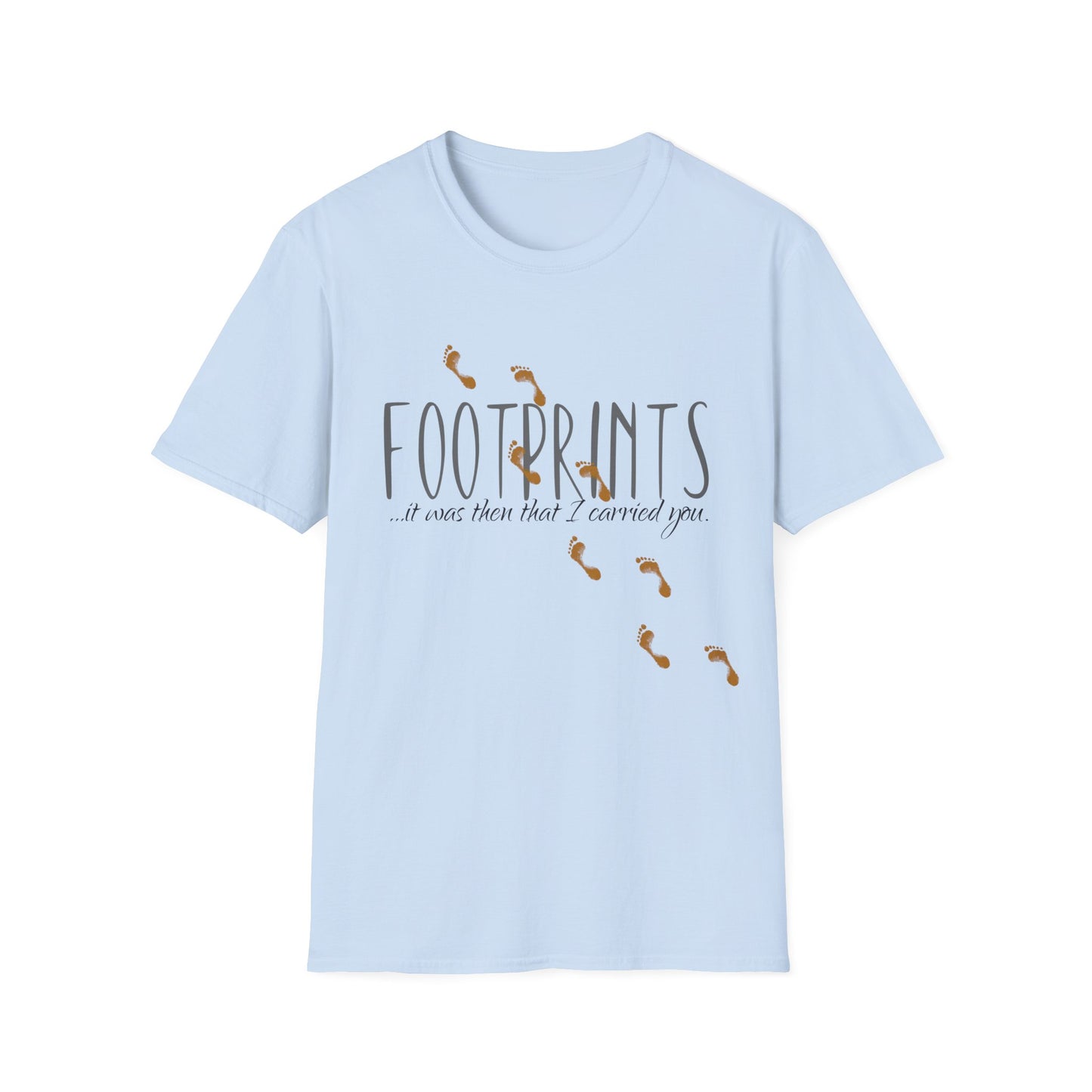 Footprints Poem, Footprints Shirt, Bible Verse Tee, Inspirational Shirt, Christian Tees, Scripture Artwork, Jesus Shirt for women and men