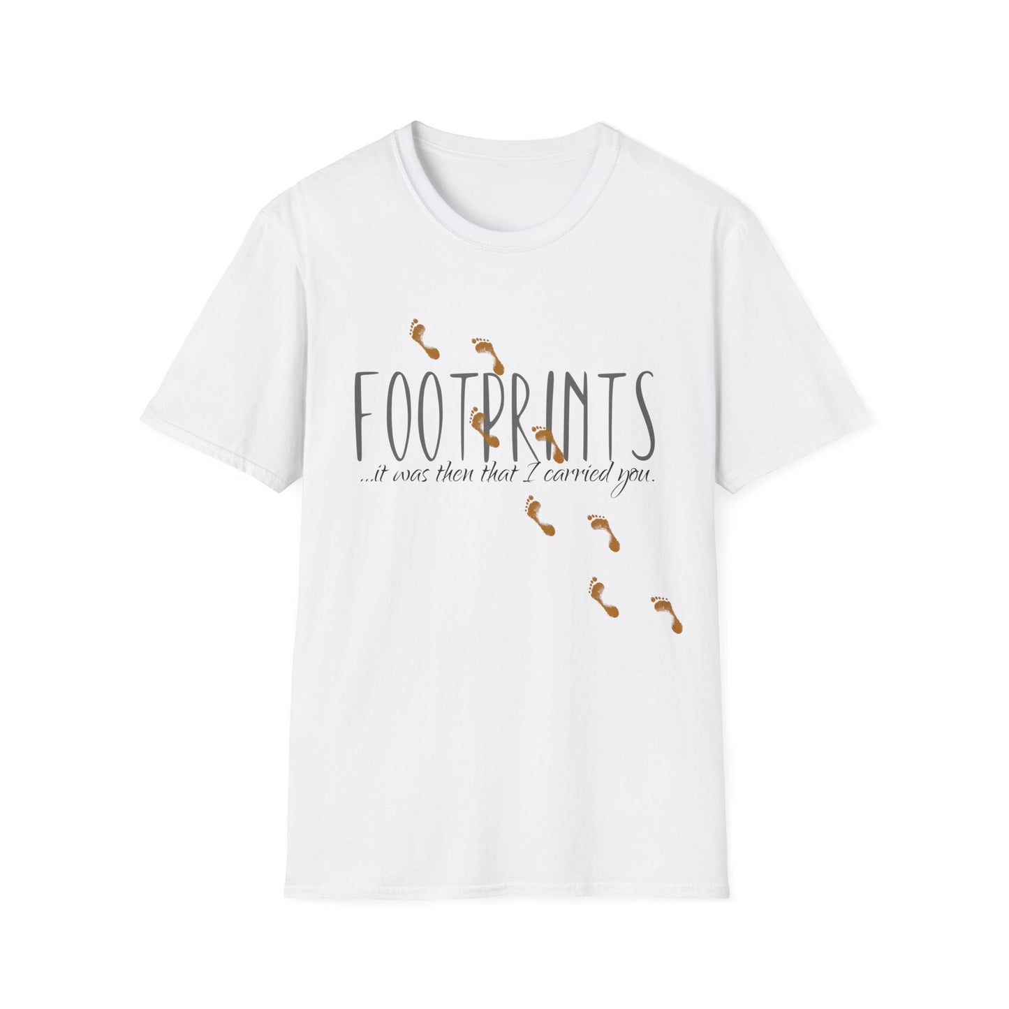 Footprints Poem, Footprints Shirt, Bible Verse Tee, Inspirational Shirt, Christian Tees, Scripture Artwork, Jesus Shirt for women and men