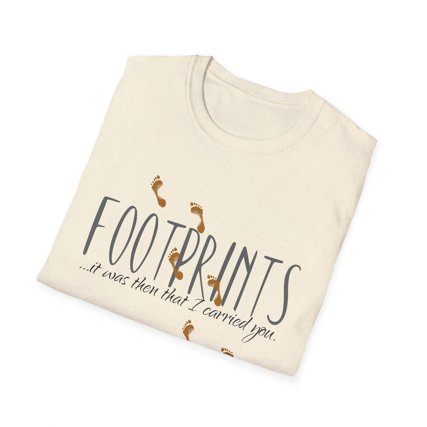 Footprints Poem, Footprints Shirt, Bible Verse Tee, Inspirational Shirt, Christian Tees, Scripture Artwork, Jesus Shirt for women and men