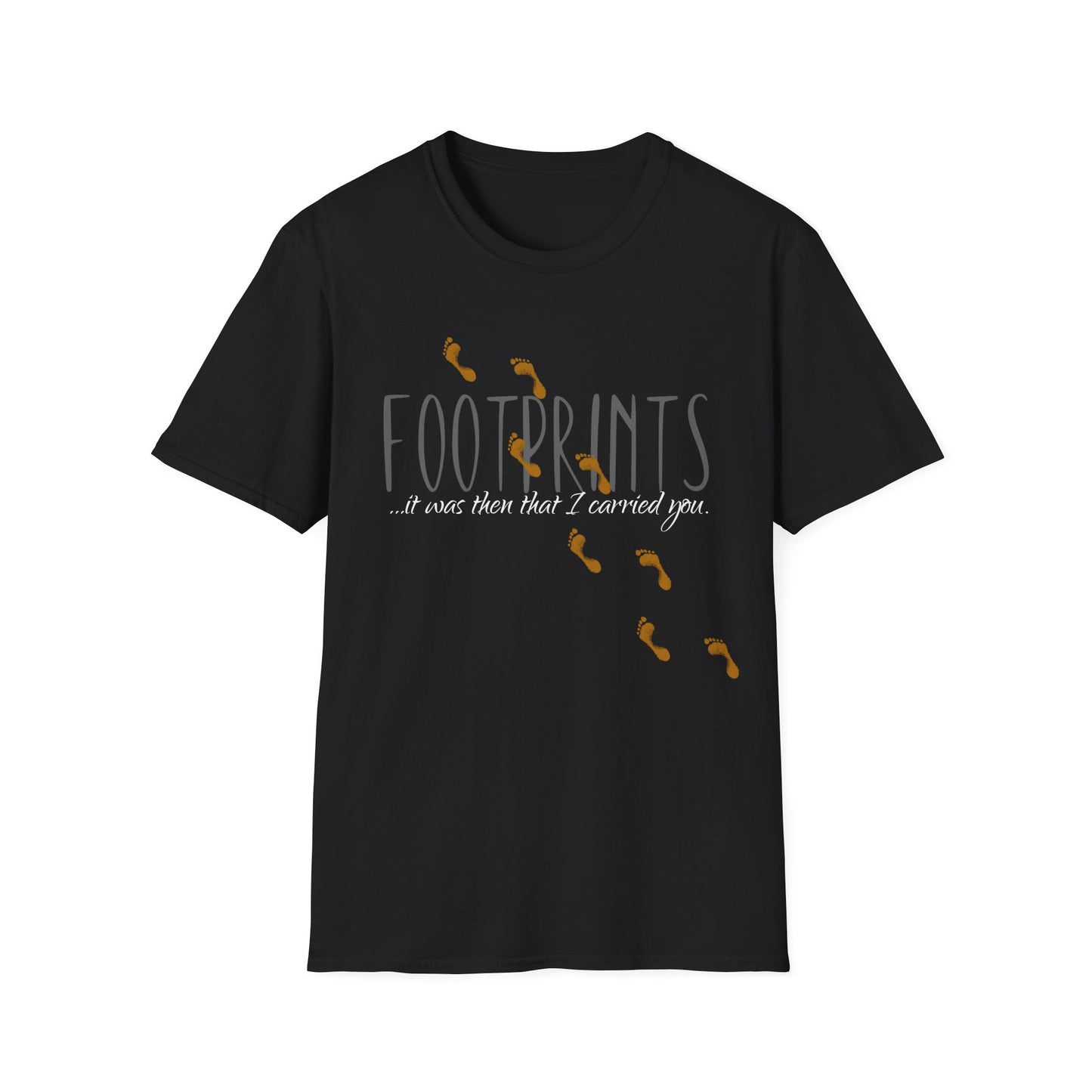 Footprints Poem, Footprints Shirt, Bible Verse Tee, Inspirational Shirt, Christian Tees, Scripture Artwork, Jesus Shirt for women and men
