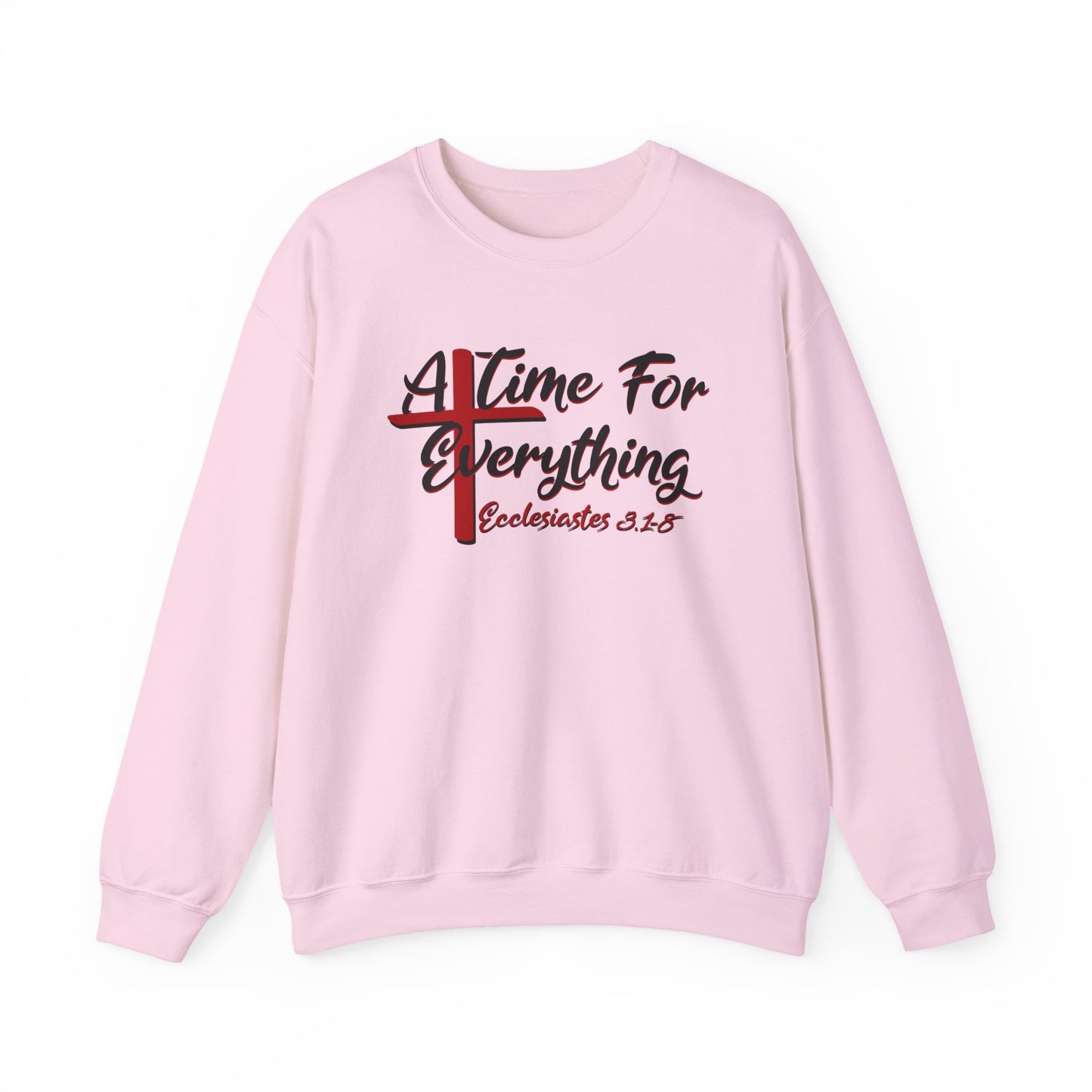 A Time for Everything Pullover, Women’s sweatshirt with Ecclesiastes Bible verse, Sweatshirt for Christians, Inspirational sweatshirt gift