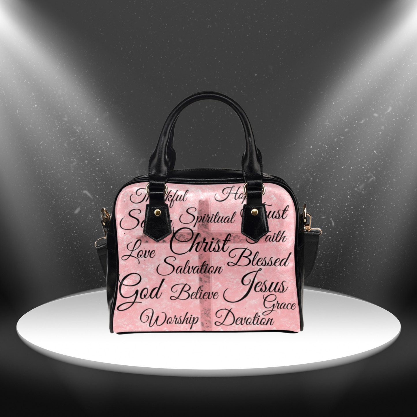 Words of Faith on Crossbody Handbag, Christian Handbag, Jesus Christ Shoulder bag, Christian Merchandise