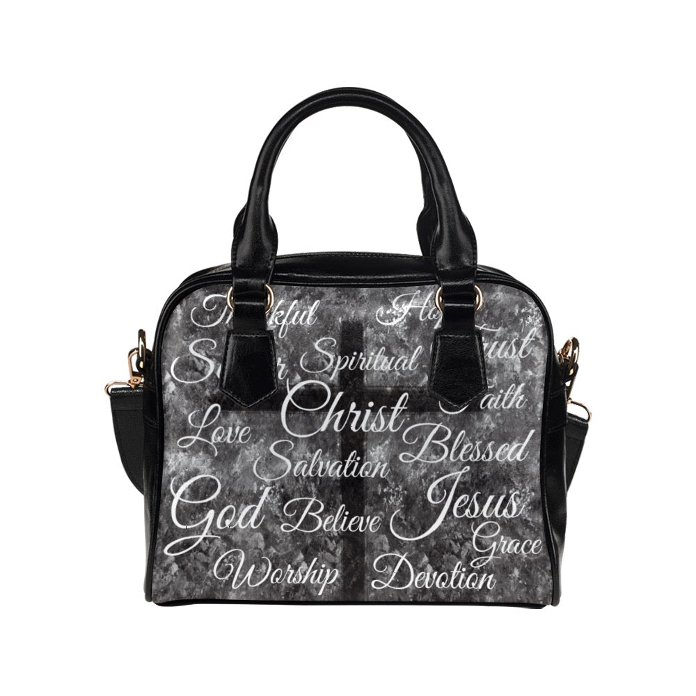Words of Faith on Crossbody Handbag, Christian Handbag, Jesus Christ Shoulder bag, Christian Merchandise