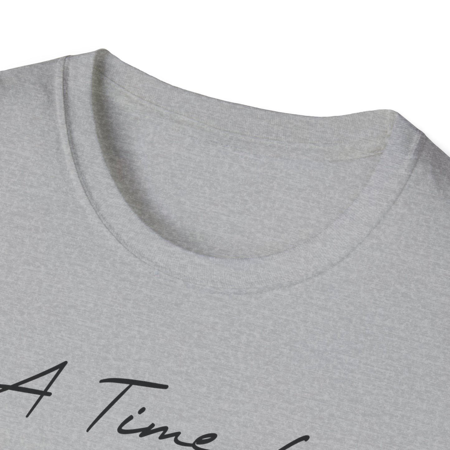 A Time for Everything Shirt, Bible Verse Tee front and back printed, Inspirational Quote Mens and Womens apparel, Religious scripture shirt