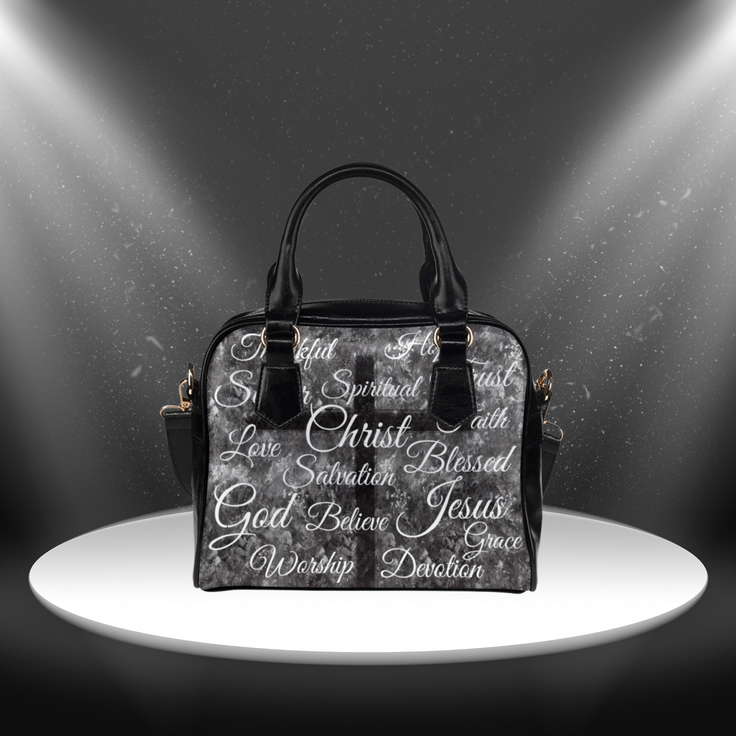 Words of Faith on Crossbody Handbag, Christian Handbag, Jesus Christ Shoulder bag, Christian Merchandise