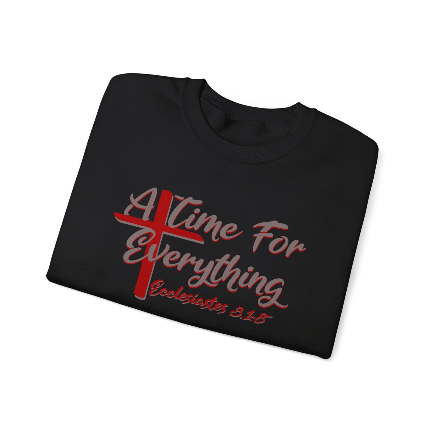 A Time for Everything Pullover, Women’s sweatshirt with Ecclesiastes Bible verse, Sweatshirt for Christians, Inspirational sweatshirt gift