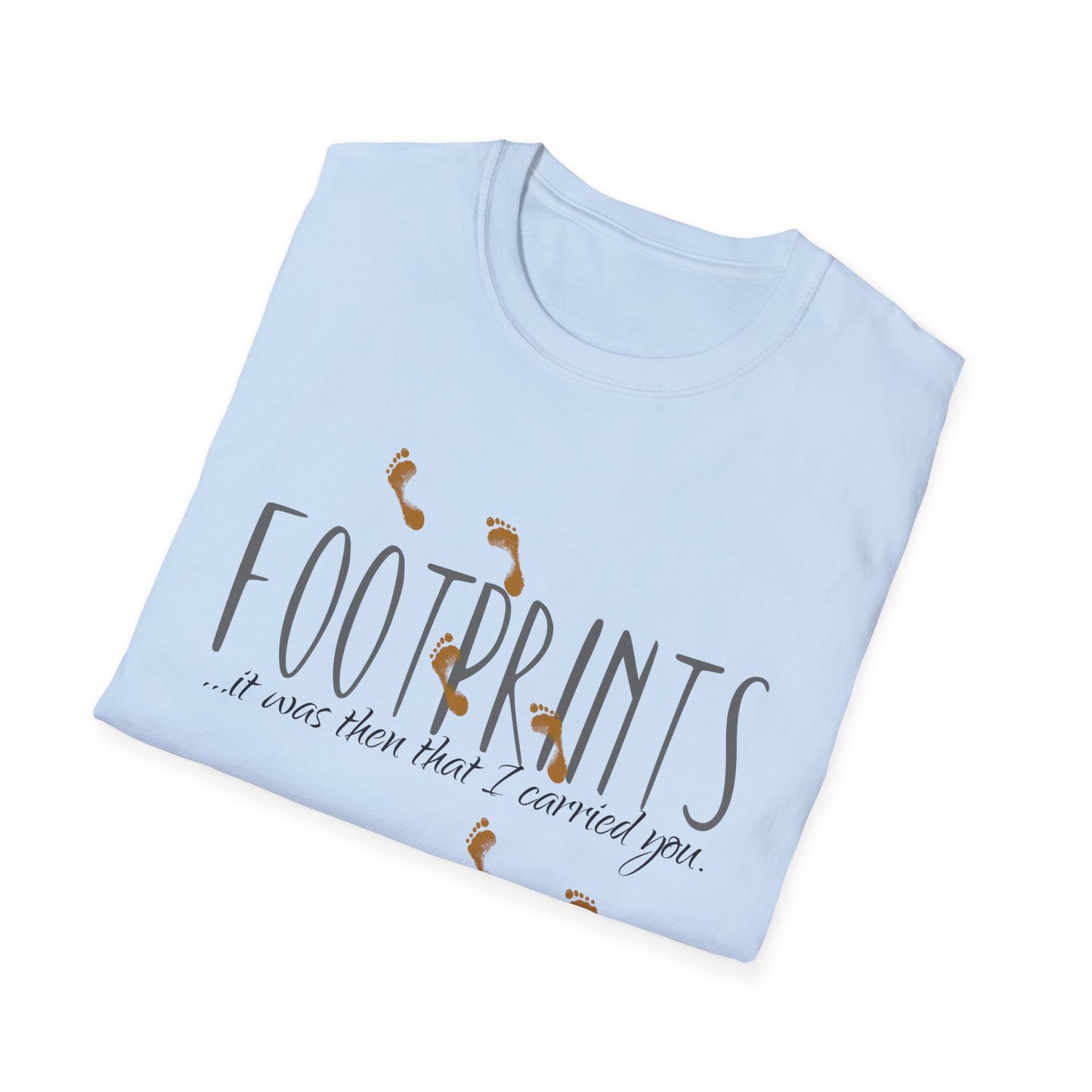 Footprints Poem, Footprints Shirt, Bible Verse Tee, Inspirational Shirt, Christian Tees, Scripture Artwork, Jesus Shirt for women and men