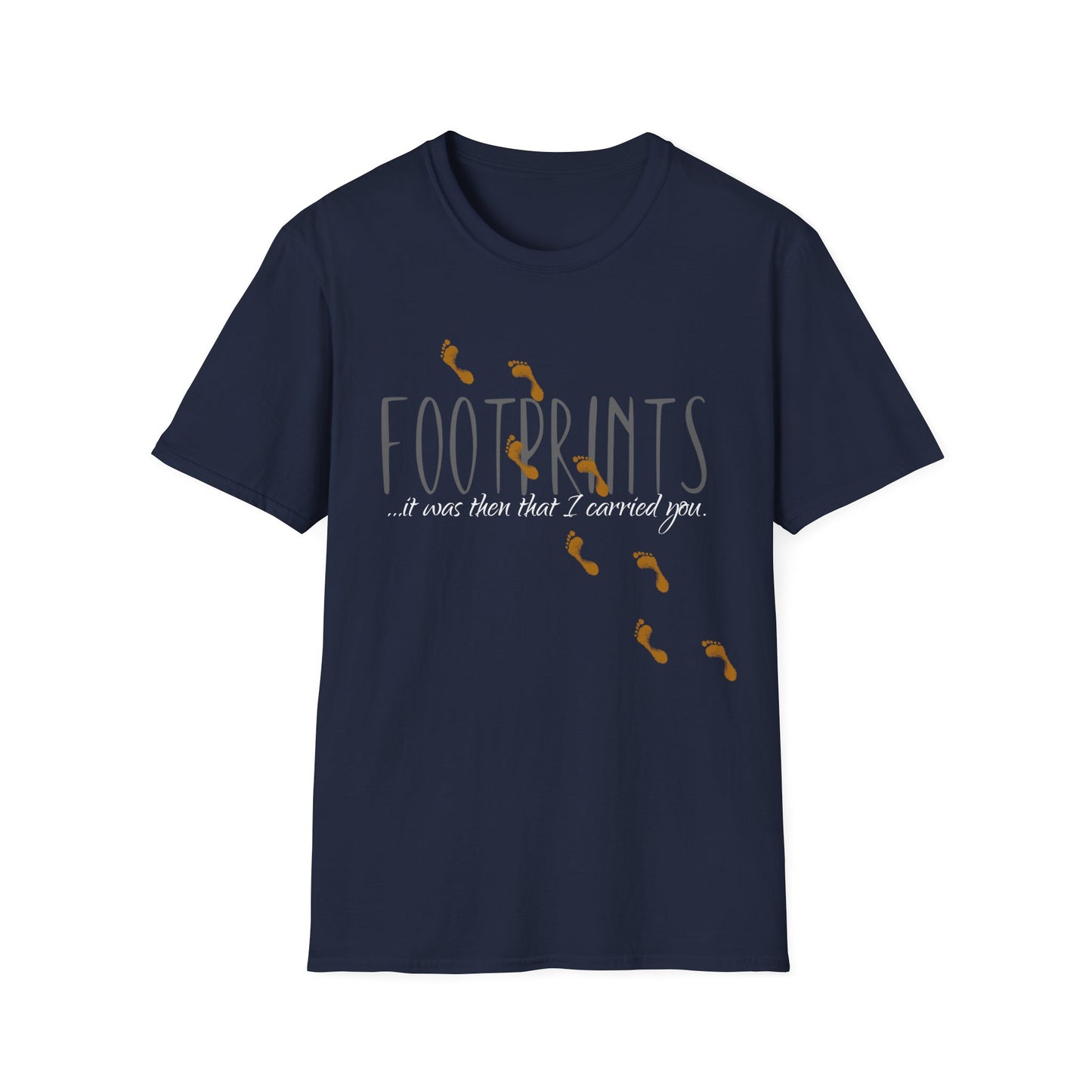 Footprints Poem, Footprints Shirt, Bible Verse Tee, Inspirational Shirt, Christian Tees, Scripture Artwork, Jesus Shirt for women and men