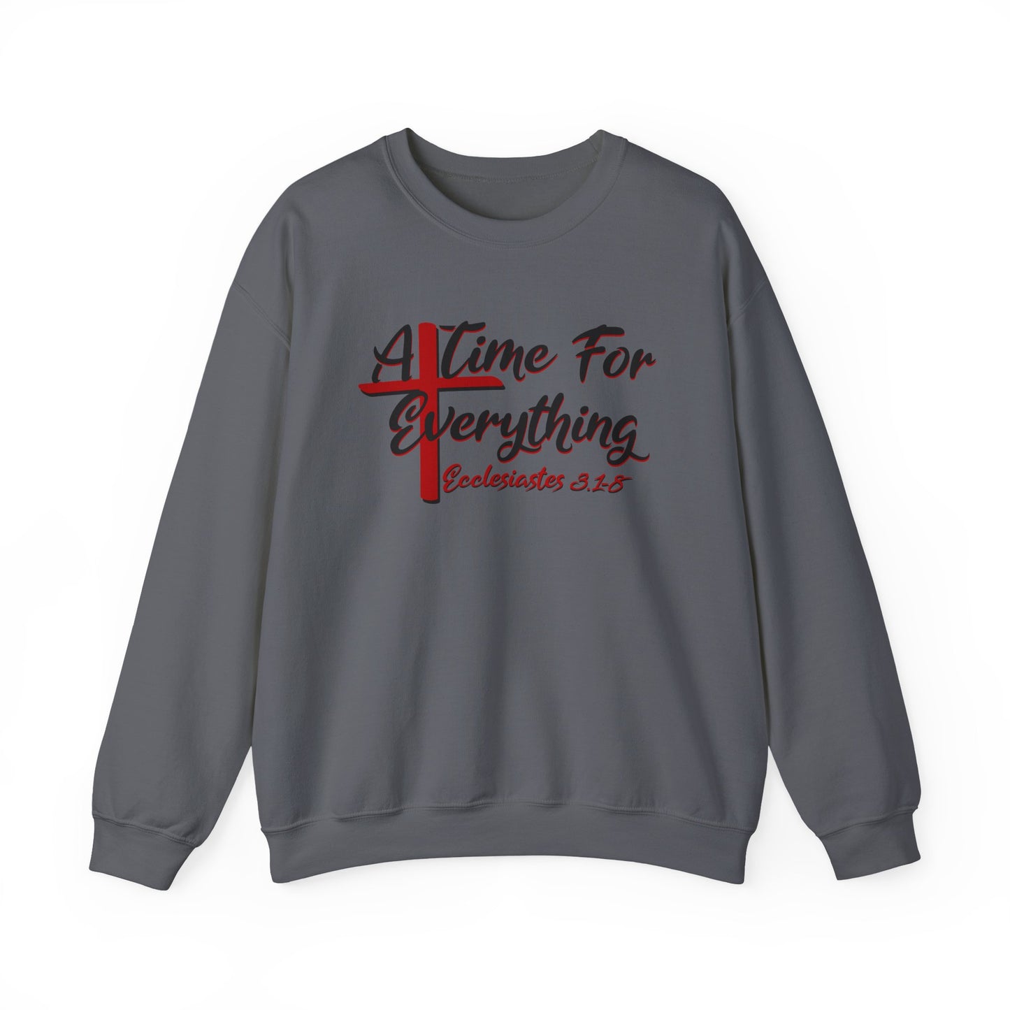 A Time for Everything Pullover, Women’s sweatshirt with Ecclesiastes Bible verse, Sweatshirt for Christians, Inspirational sweatshirt gift