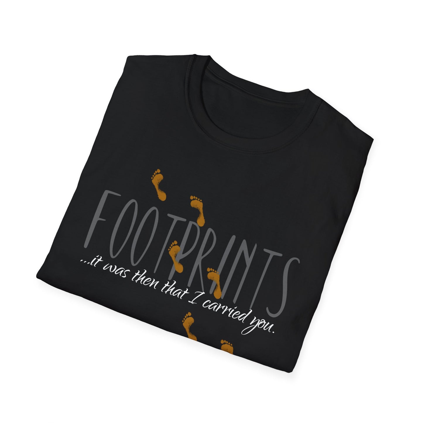 Footprints Poem, Footprints Shirt, Bible Verse Tee, Inspirational Shirt, Christian Tees, Scripture Artwork, Jesus Shirt for women and men