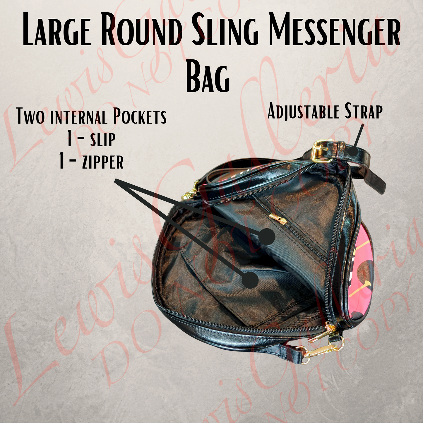 American Flag crossbody bag, Women’s Patriotic Round Sling Bag, Round Vegan Leather Sling Bag with Stars and Stripes, Fourth of July handbag