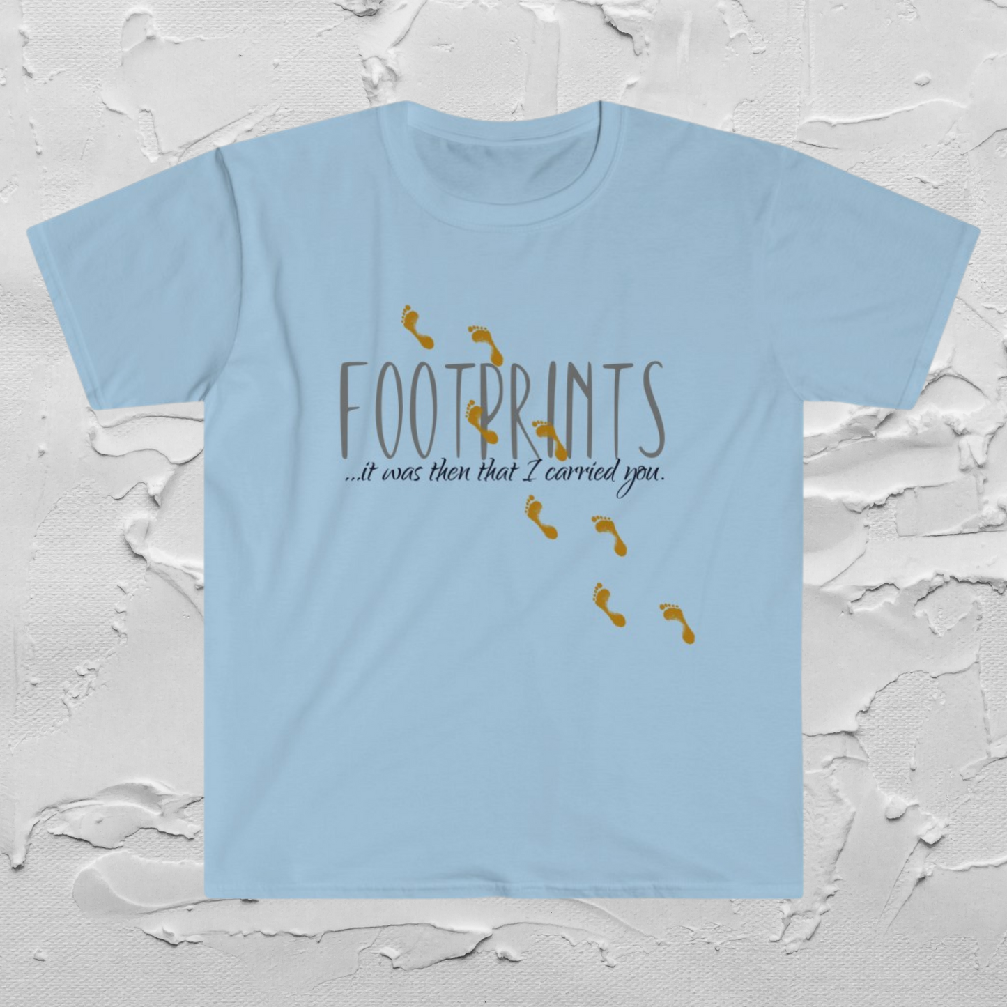 Footprints Poem, Footprints Shirt, Bible Verse Tee, Inspirational Shirt, Christian Tees, Scripture Artwork, Jesus Shirt for women and men