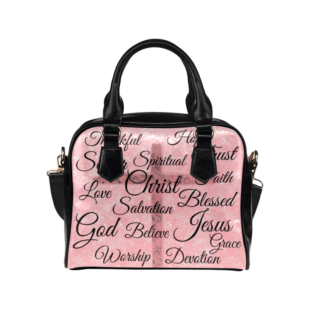 Words of Faith on Crossbody Handbag, Christian Handbag, Jesus Christ Shoulder bag, Christian Merchandise
