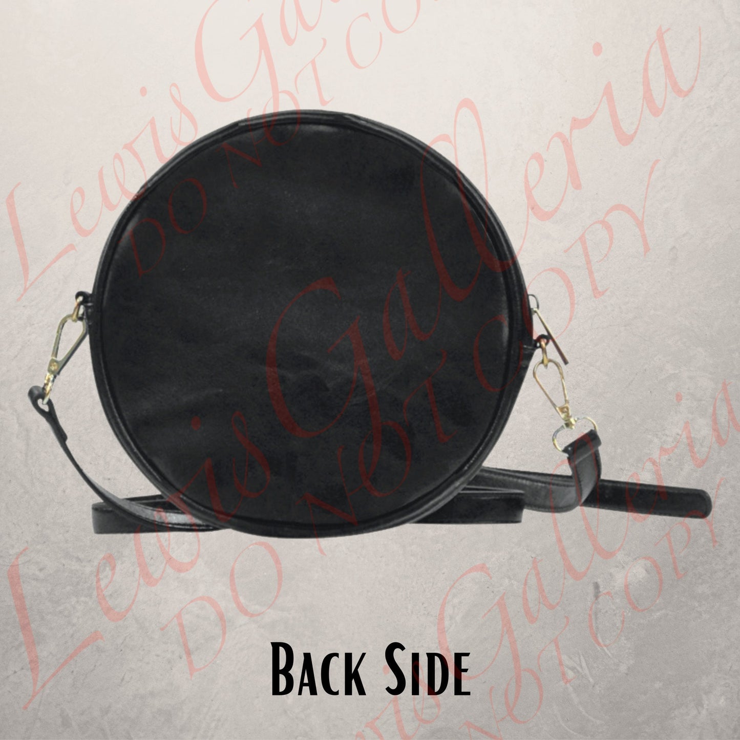 Women’s Patriotic Round Crossbody Sling Bag, Round Vegan Leather Sling Bag with Stars and Stripes, Fourth of July Red White and Blue Bag