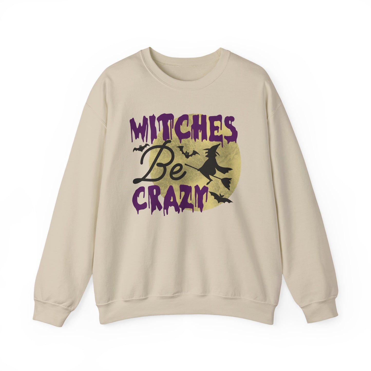 Witches be Crazy Sweatshirt, Funny Halloween sweatshirt, Halloween gift, Trick or Treat Pullover, Cute Fall sweatshirt