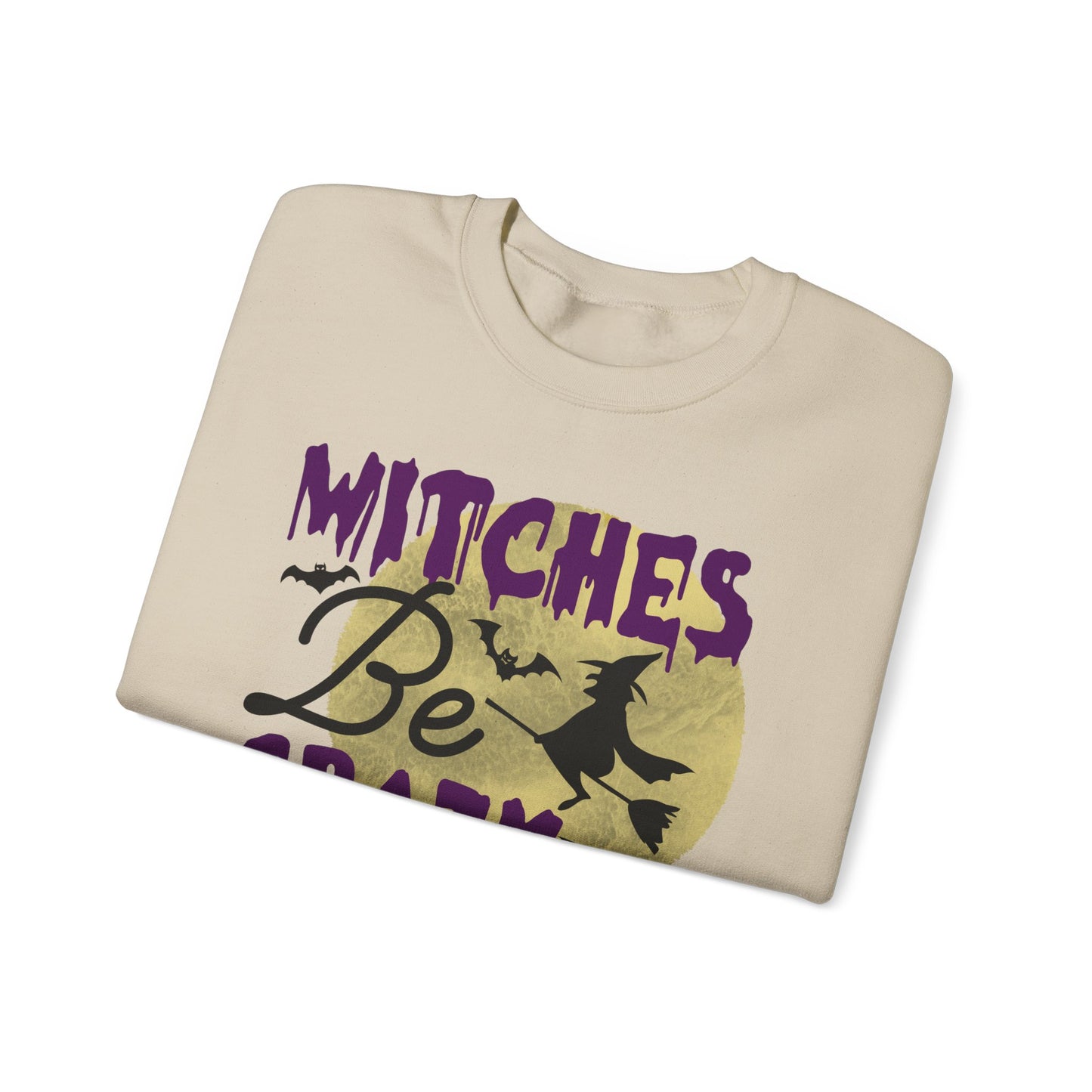 Witches be Crazy Sweatshirt, Funny Halloween sweatshirt, Halloween gift, Trick or Treat Pullover, Cute Fall sweatshirt