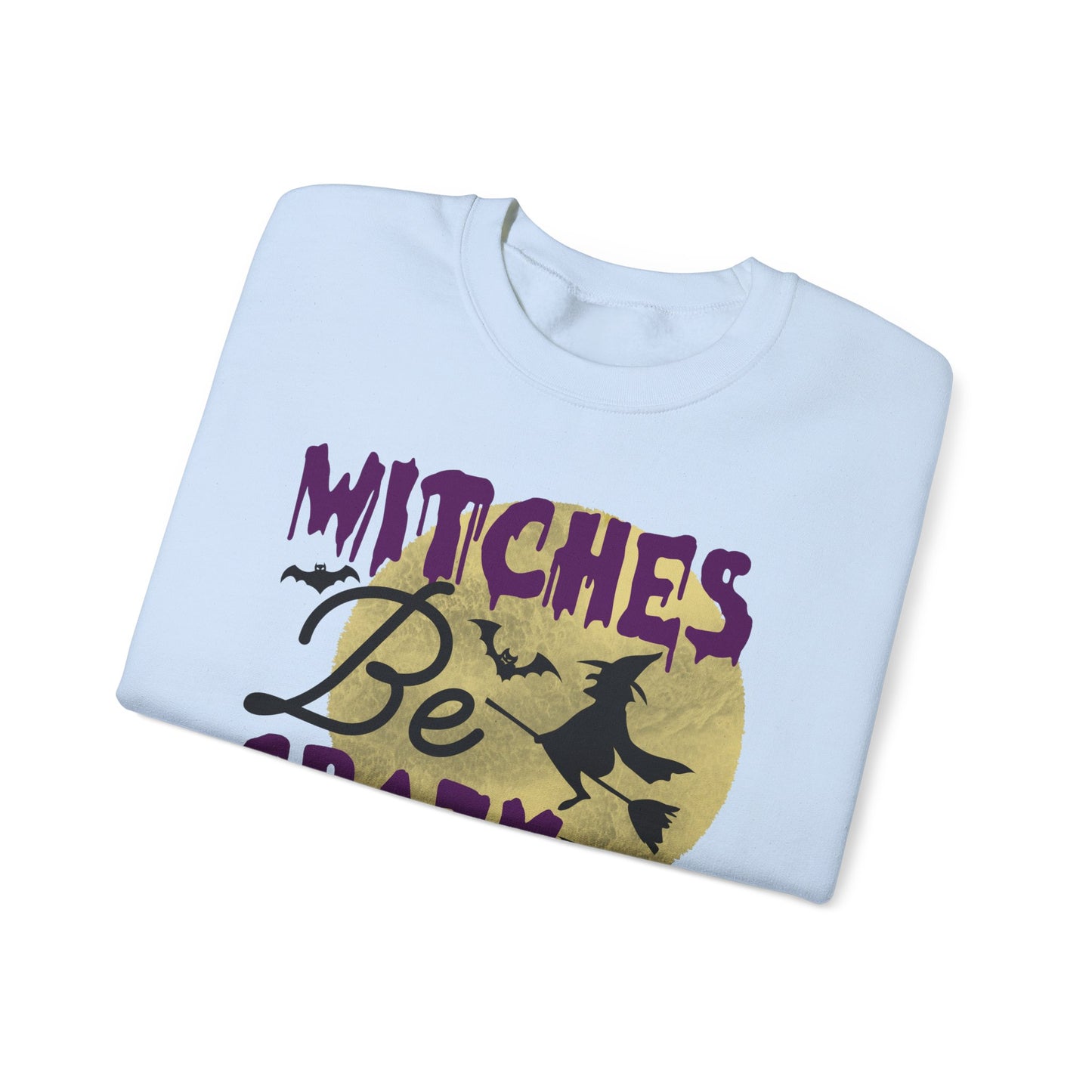 Witches be Crazy Sweatshirt, Funny Halloween sweatshirt, Halloween gift, Trick or Treat Pullover, Cute Fall sweatshirt