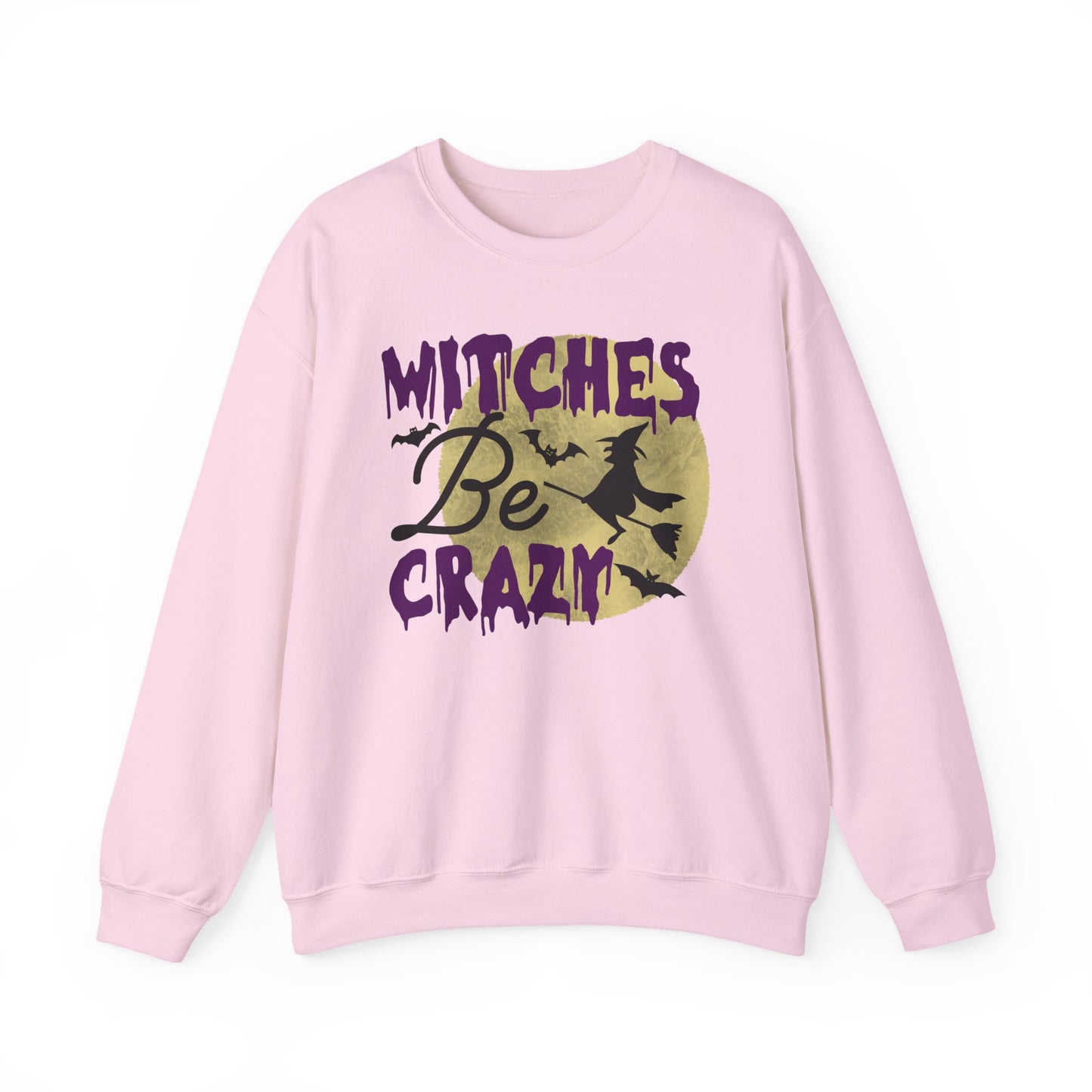 Witches be Crazy Sweatshirt, Funny Halloween sweatshirt, Halloween gift, Trick or Treat Pullover, Cute Fall sweatshirt