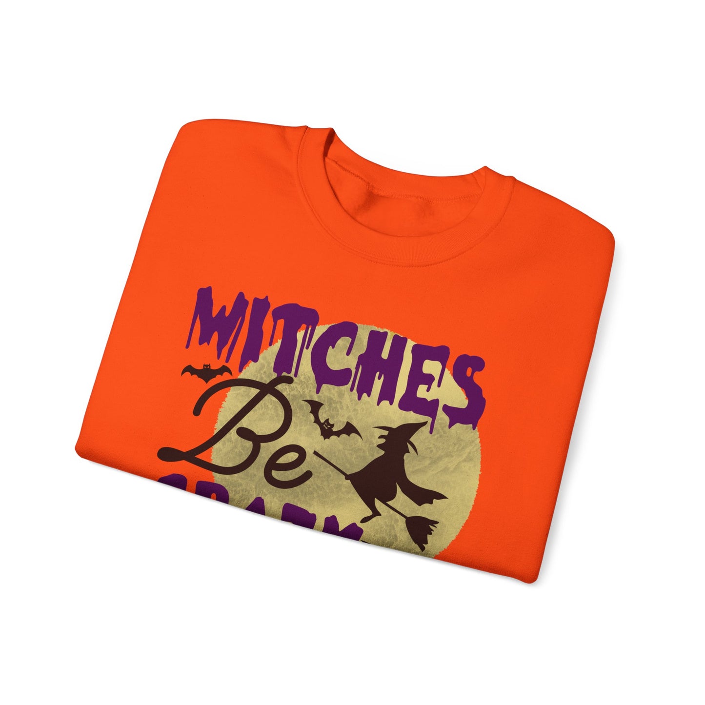 Witches be Crazy Sweatshirt, Funny Halloween sweatshirt, Halloween gift, Trick or Treat Pullover, Cute Fall sweatshirt