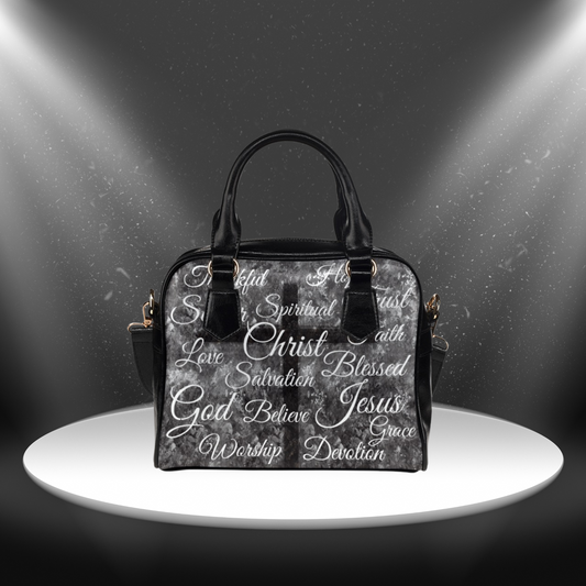 Words of Faith on Crossbody Handbag, Christian Handbag, Jesus Christ Shoulder bag, Christian Merchandise