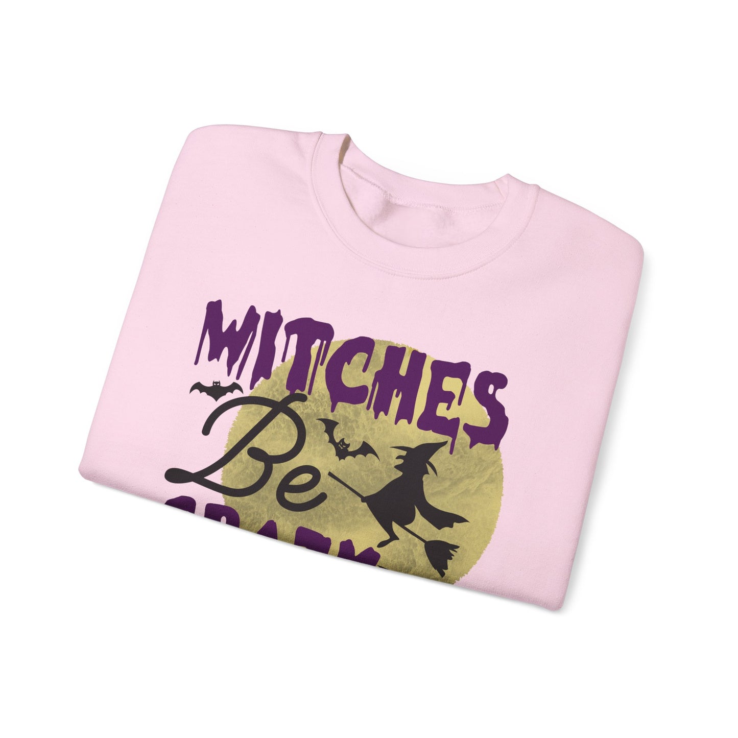 Witches be Crazy Sweatshirt, Funny Halloween sweatshirt, Halloween gift, Trick or Treat Pullover, Cute Fall sweatshirt