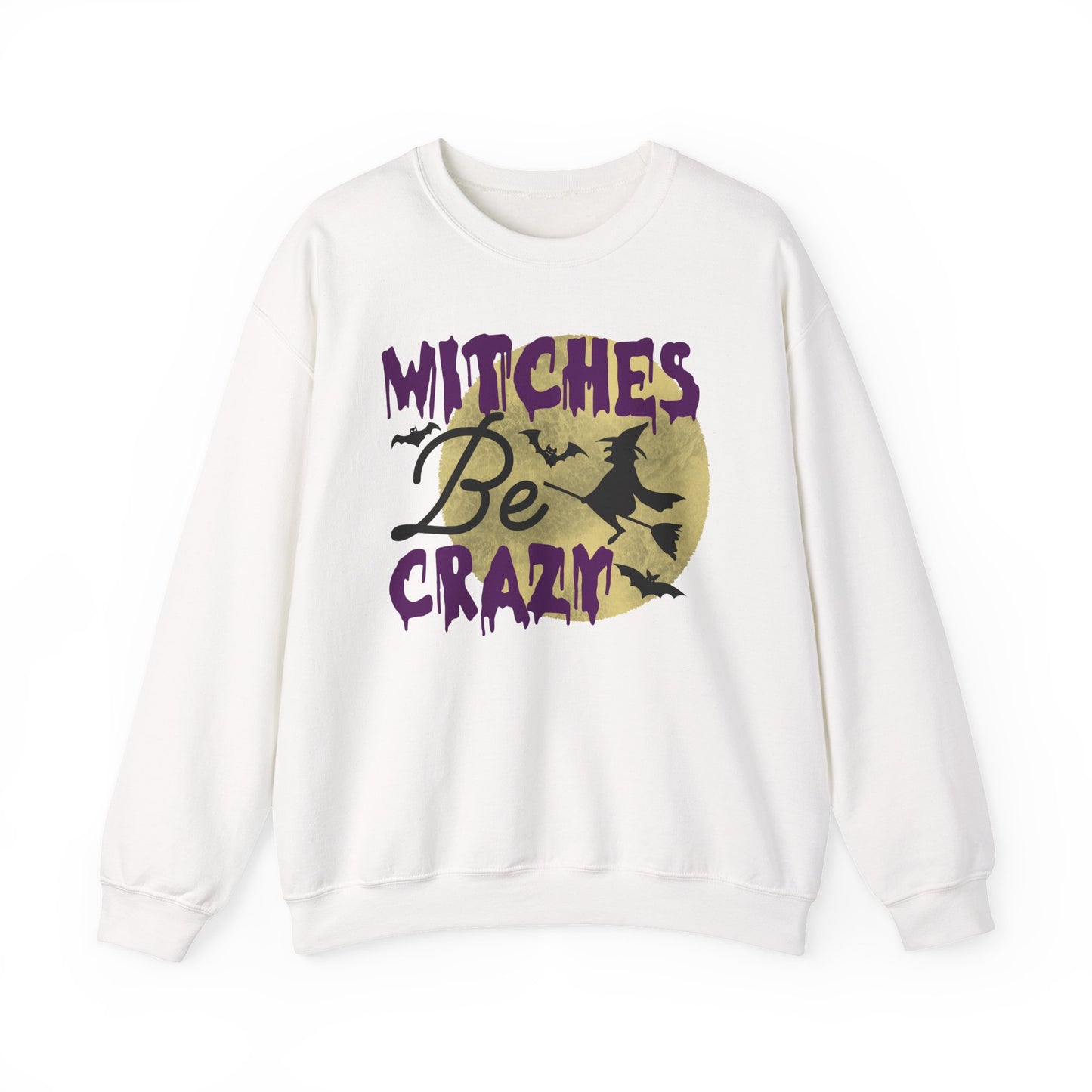 Witches be Crazy Sweatshirt, Funny Halloween sweatshirt, Halloween gift, Trick or Treat Pullover, Cute Fall sweatshirt