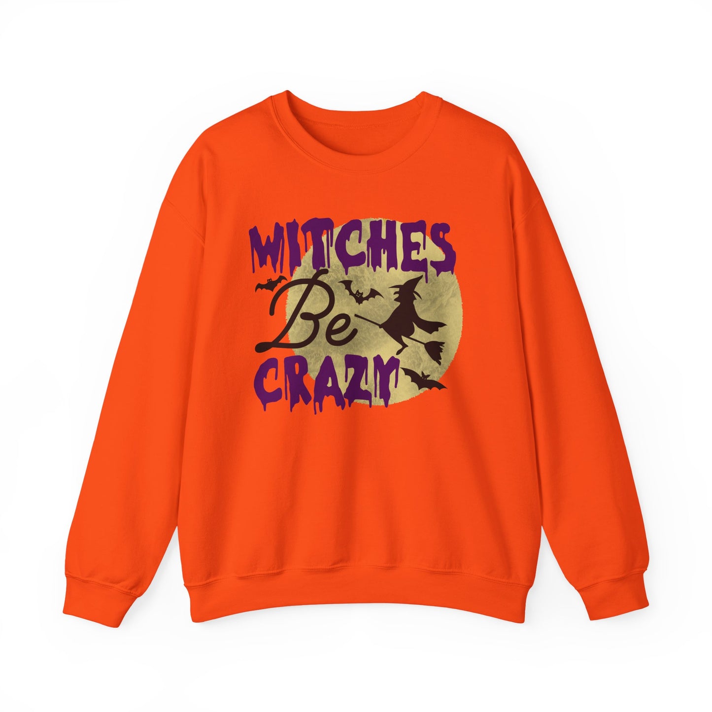 Witches be Crazy Sweatshirt, Funny Halloween sweatshirt, Halloween gift, Trick or Treat Pullover, Cute Fall sweatshirt