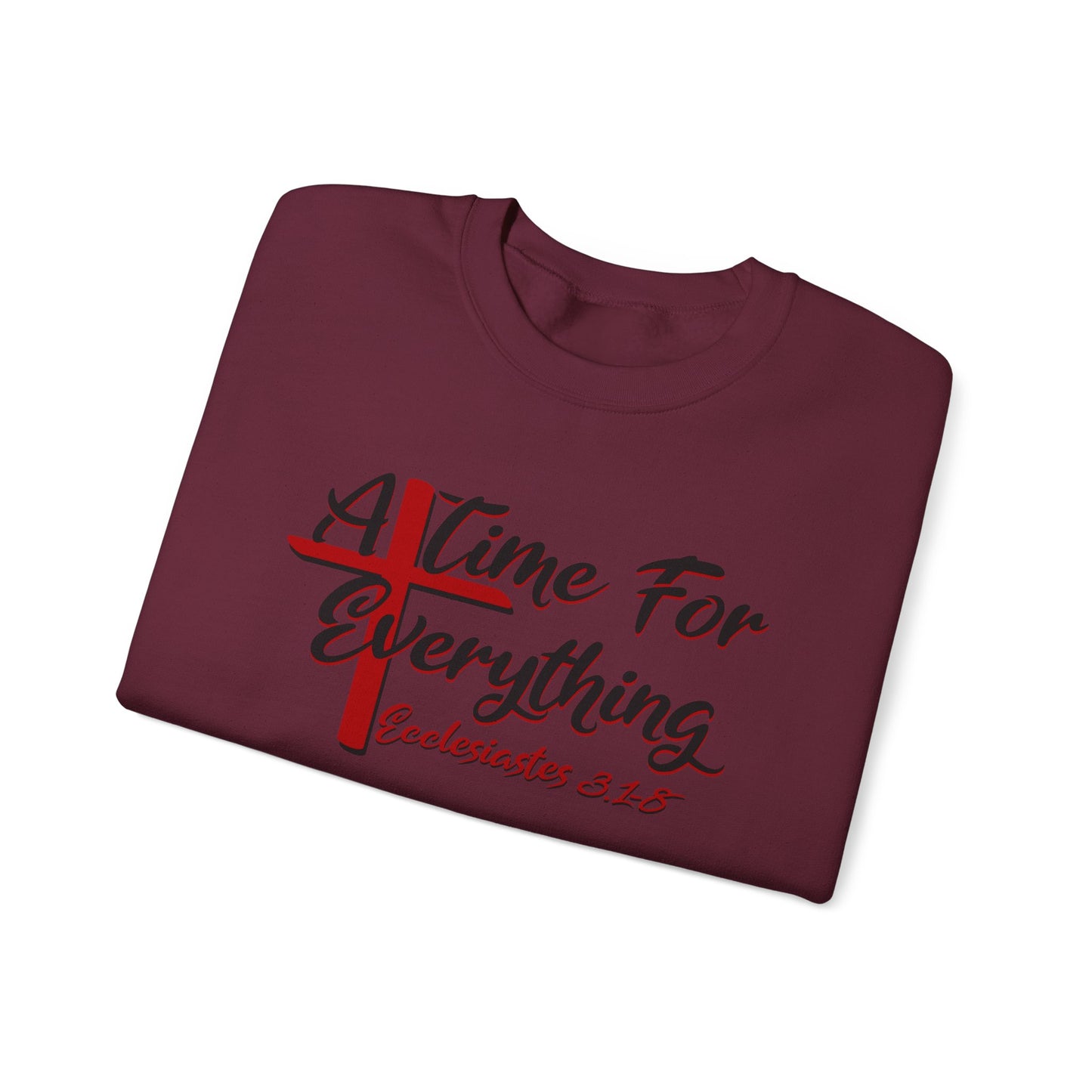 A Time for Everything Pullover, Women’s sweatshirt with Ecclesiastes Bible verse,  Sweatshirt for Christians, Inspirational sweatshirt gift